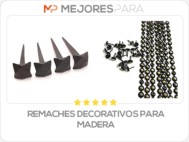 remaches decorativos para madera