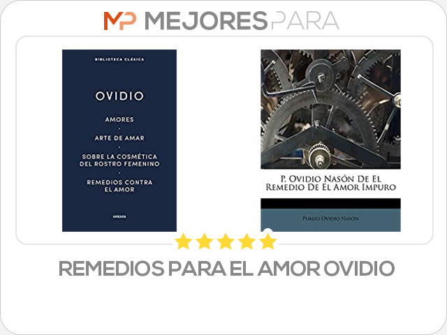 remedios para el amor ovidio