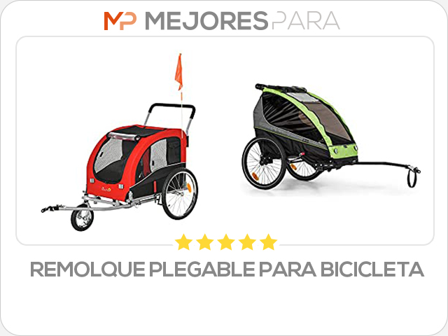 remolque plegable para bicicleta