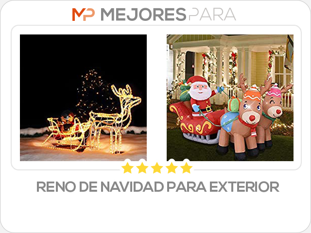 reno de navidad para exterior