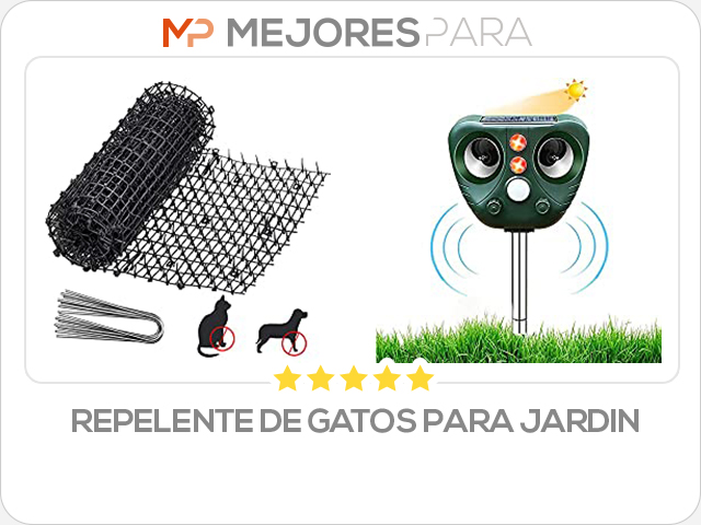 repelente de gatos para jardin