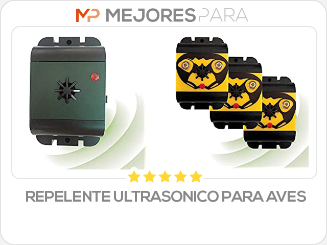 repelente ultrasonico para aves