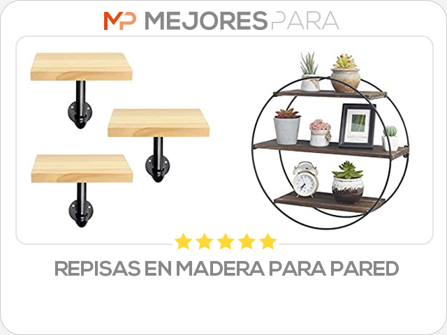 repisas en madera para pared