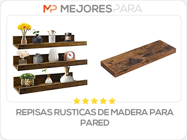 repisas rusticas de madera para pared