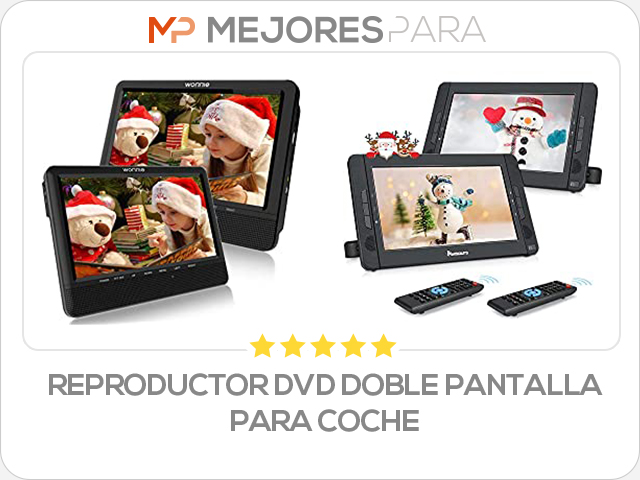 reproductor dvd doble pantalla para coche