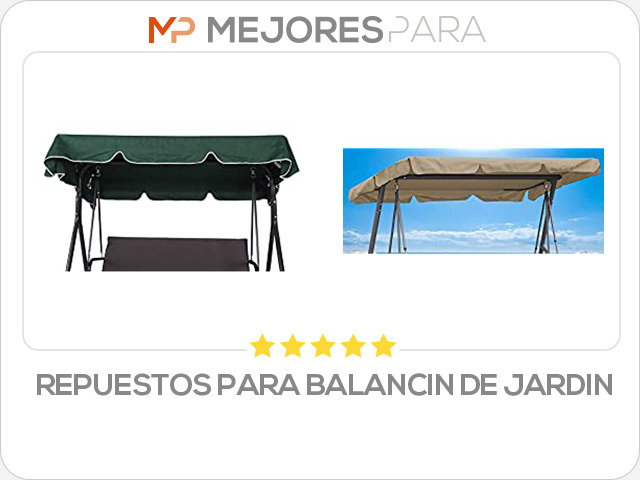 repuestos para balancin de jardin