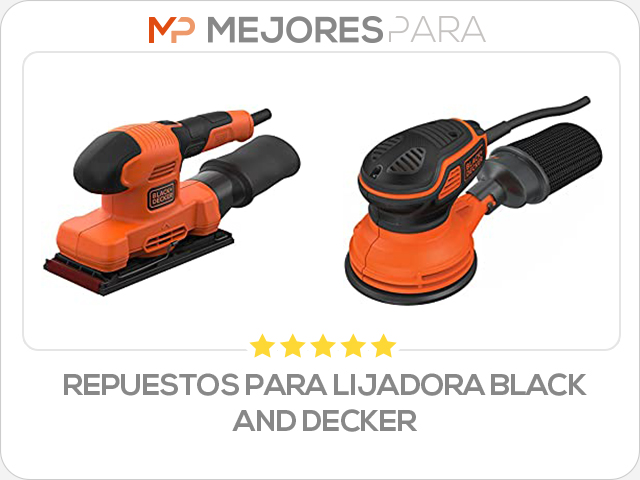 repuestos para lijadora black and decker