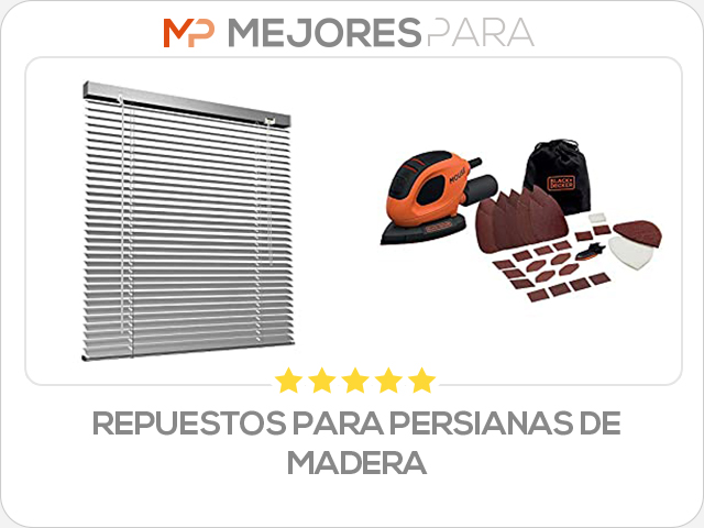 repuestos para persianas de madera