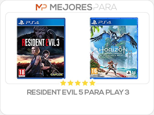 resident evil 5 para play 3