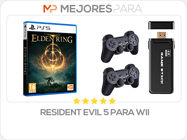 resident evil 5 para wii