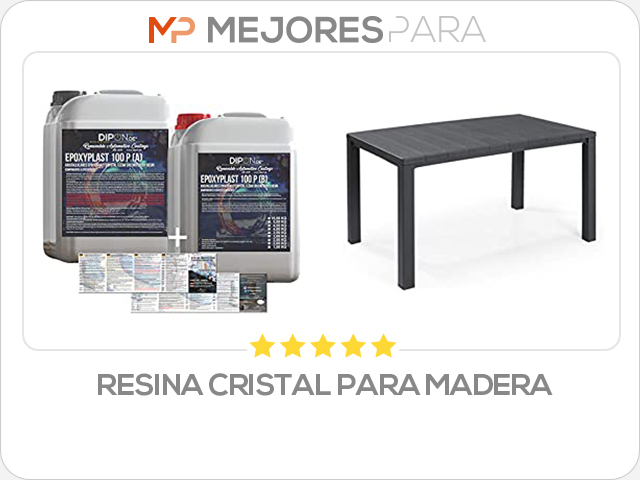 resina cristal para madera