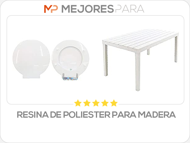 resina de poliester para madera