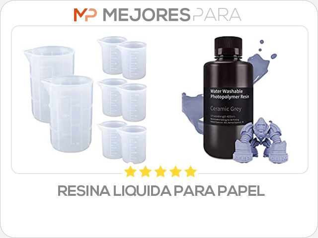 resina liquida para papel