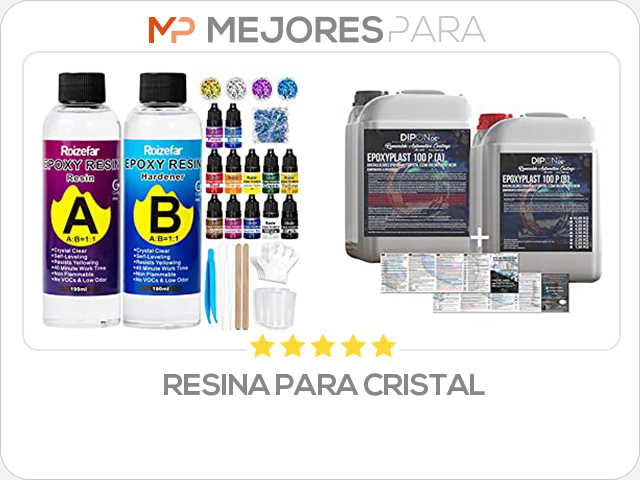 resina para cristal