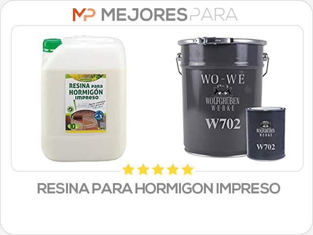 resina para hormigon impreso