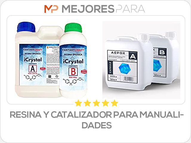 resina y catalizador para manualidades