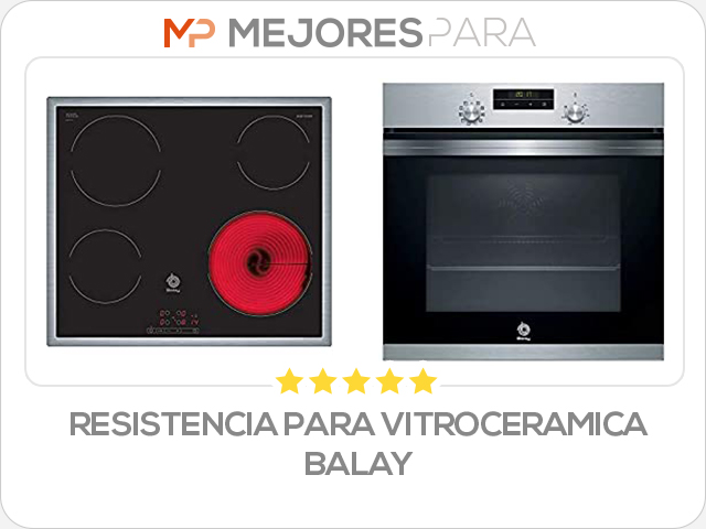 resistencia para vitroceramica balay