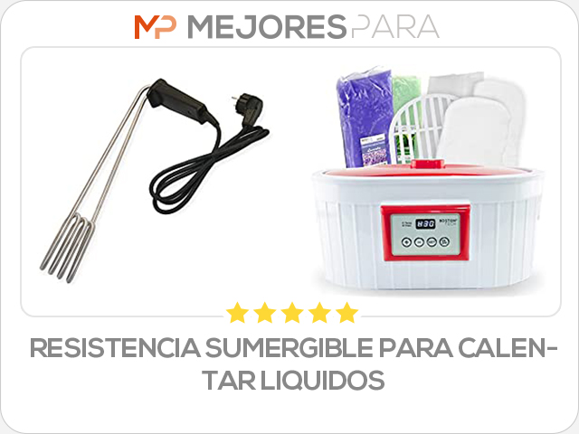 resistencia sumergible para calentar liquidos