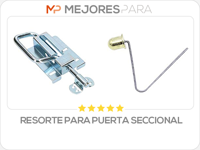 resorte para puerta seccional