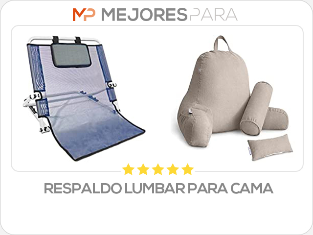 respaldo lumbar para cama