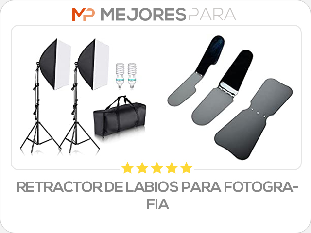 retractor de labios para fotografia