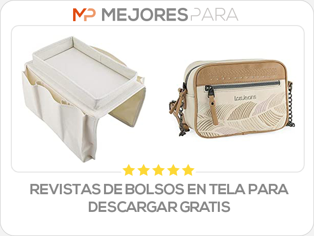 revistas de bolsos en tela para descargar gratis