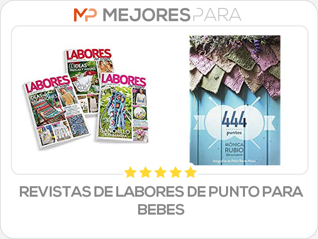 revistas de labores de punto para bebes