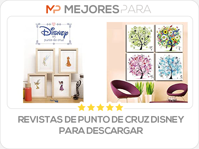 revistas de punto de cruz disney para descargar