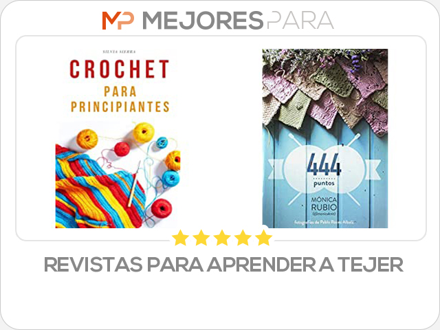 revistas para aprender a tejer