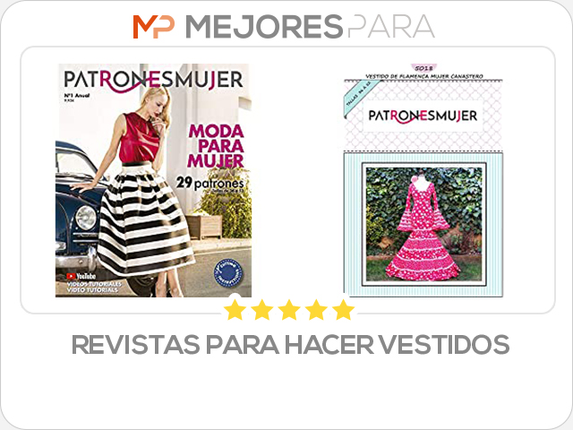 revistas para hacer vestidos