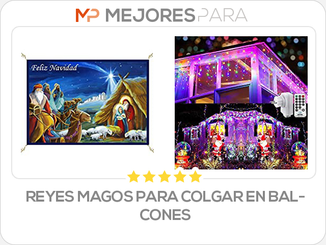 reyes magos para colgar en balcones