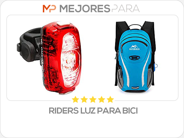 riders luz para bici