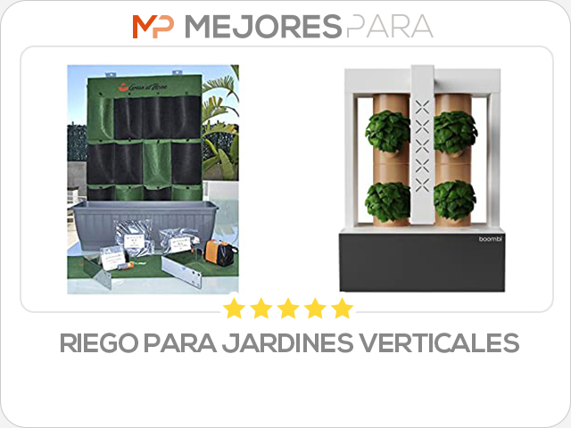 riego para jardines verticales