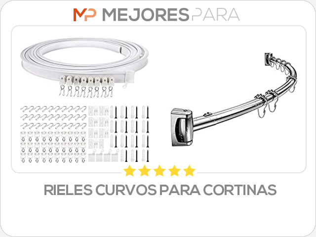 rieles curvos para cortinas