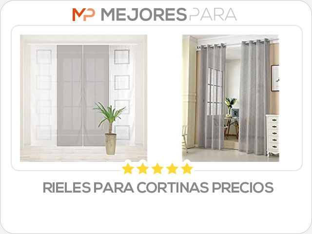 rieles para cortinas precios