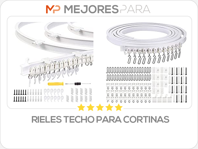 rieles techo para cortinas