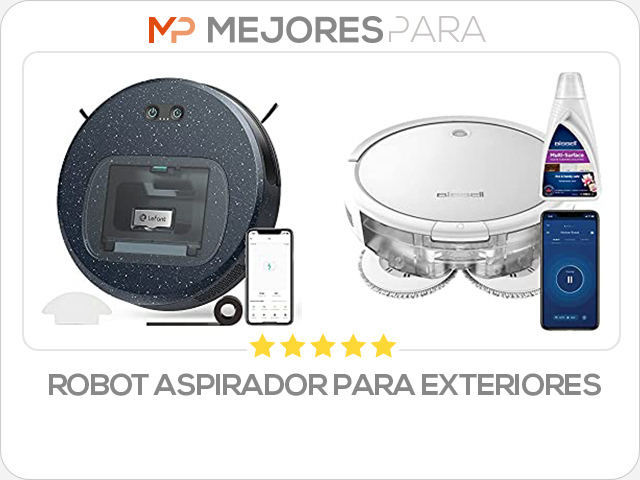 robot aspirador para exteriores