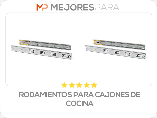 rodamientos para cajones de cocina