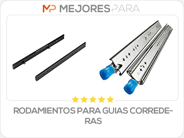 rodamientos para guias correderas