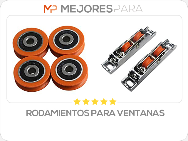 rodamientos para ventanas