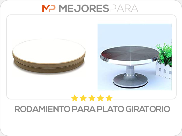 rodamiento para plato giratorio