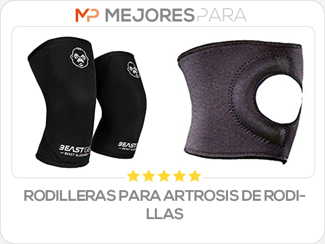 rodilleras para artrosis de rodillas