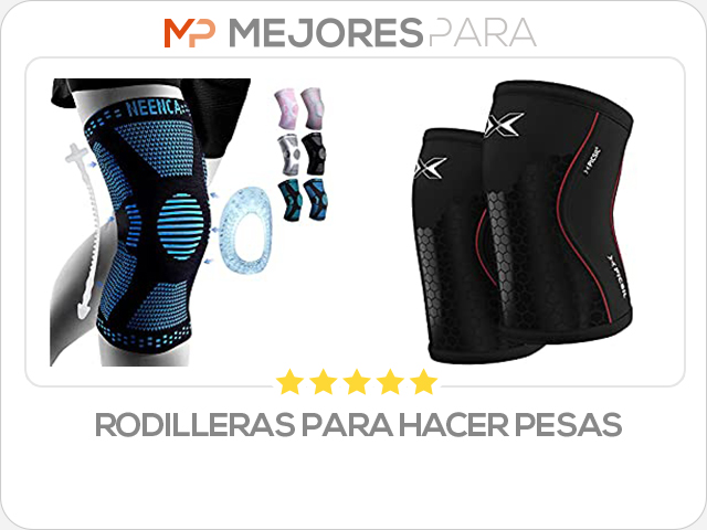 rodilleras para hacer pesas