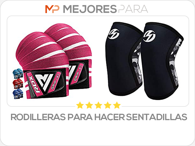 rodilleras para hacer sentadillas