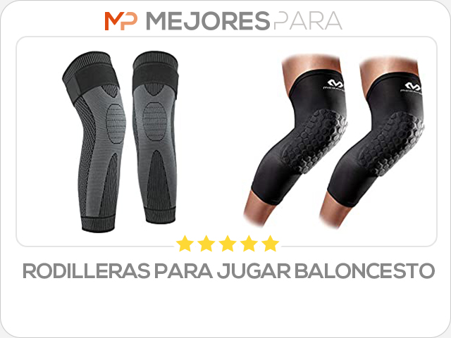 rodilleras para jugar baloncesto