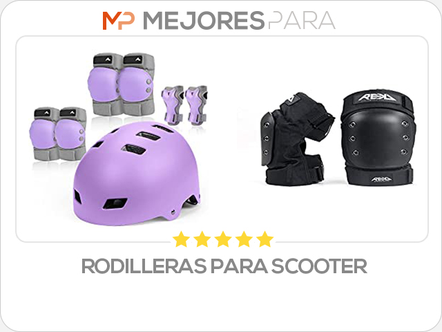 rodilleras para scooter