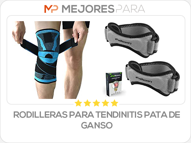 rodilleras para tendinitis pata de ganso