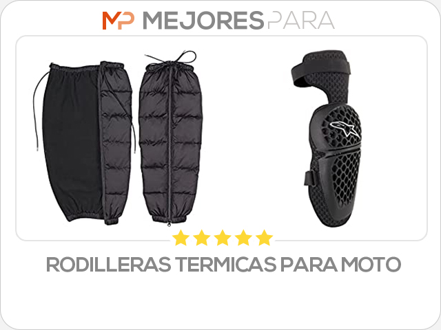 rodilleras termicas para moto