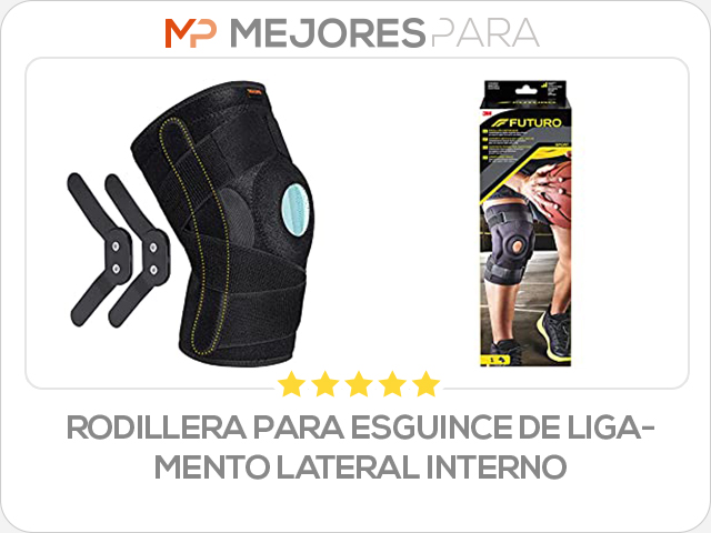 rodillera para esguince de ligamento lateral interno