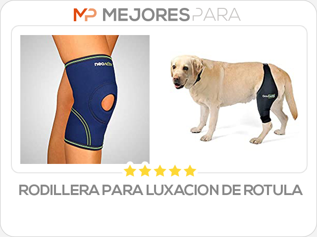 rodillera para luxacion de rotula